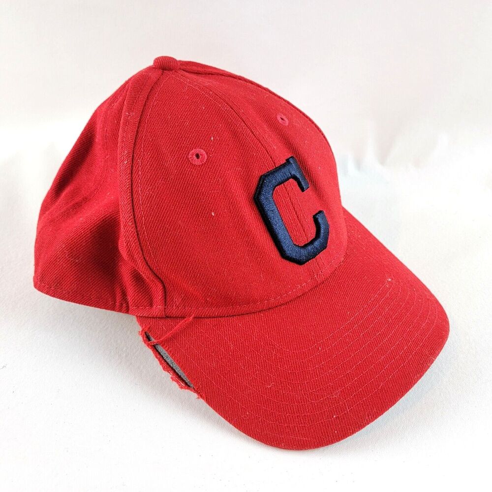 Cleveland Guardians Hat Mens Adjustable Red Hook Loop MLB 9 Forty New Era